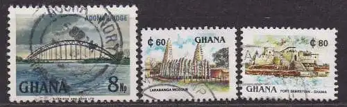 Ghana, Lot gestempelter Marken