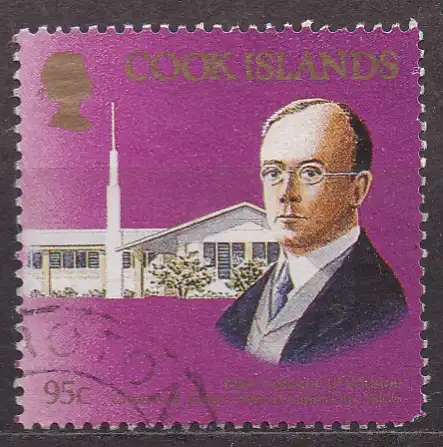Cook Inseln, Mi-Nr. 1293 gest., Religiöse Geschichte: Osborne J P Widstoe