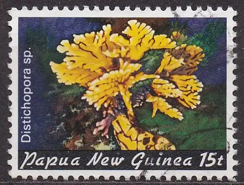 Papua Neuguinea, Mi-Nr. 443 gest., Koralle