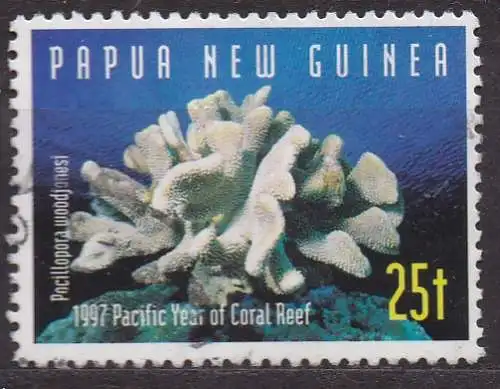 Papua Neuguinea, Mi-Nr. 804 gest., Koralle