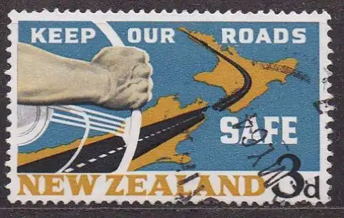 Neuseeland, Mi-Nr. 432 gest., Sicherheit auf den Straßen