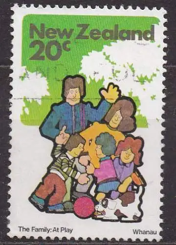 Neuseeland, Mi-Nr. 818 gest., Familienleben