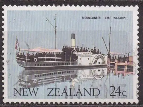 Neuseeland, Mi-Nr. 893 gest., Altes Fährschiff