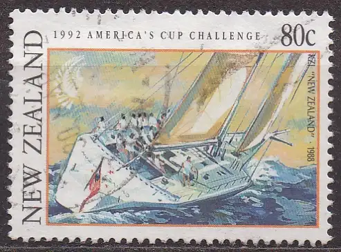 Neuseeland, Mi-Nr. 1212 gest., Segelregatta um den America´s Cup