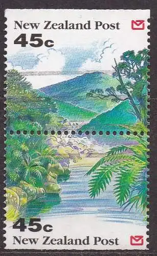 Neuseeland, Mi-Nr. 1248 D + 1253 D gest., ZD, Landschaft