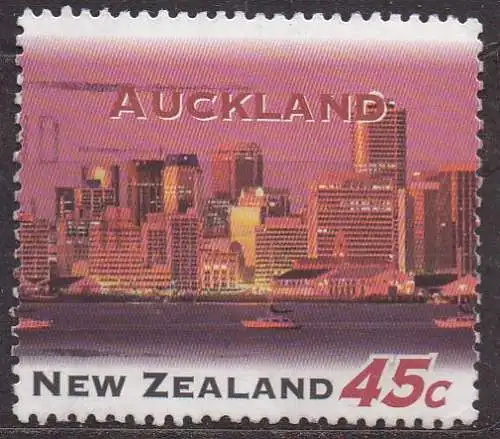 Neuseeland, Mi-Nr. 1399 gest., Auckland bei Nacht