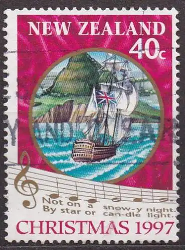 Neuseeland, Mi-Nr. 1621 gest., Weihnachten 1997