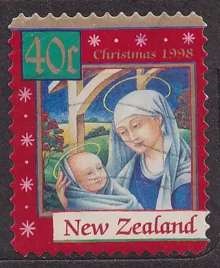 Neuseeland, Mi-Nr. 1710 gest., Weihnachten 1998
