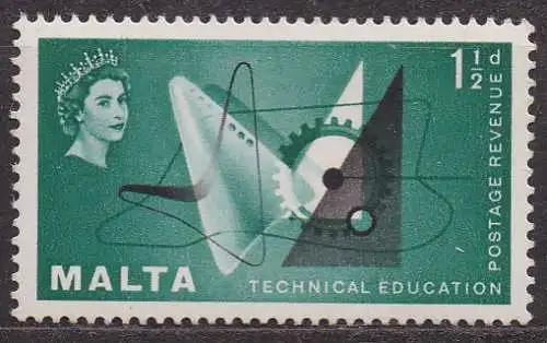Malta, Mi-Nr. 257 *, Techniscche Fortbildung