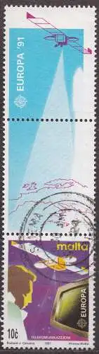 Malta, Mi-Nr. 854 gest., mit Zf, Europa 1991