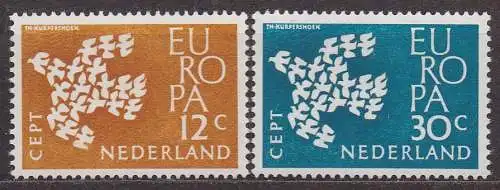 Niederlande, Mi-Nr. 765 - 766 **, kompl., Europa CEPT 1961