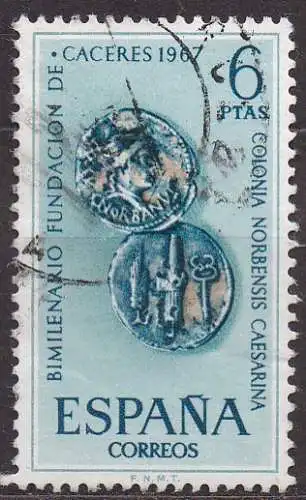 Spanien, Mi-Nr. 1722 gest., 2000 Stadt Cáceres