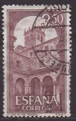Spanien, Mi-Nr. 1789 gest., Klöster und Abteien: Hieronymitenkloster in Segovia