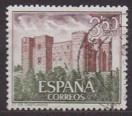 Spanien, Mi-Nr. 1819 gest., Burgen: Castilnovo (Segovia)