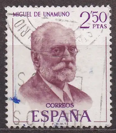 Spanien, Mi-Nr. 1886 gest., Schriftsteller