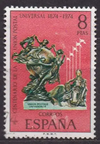 Spanien, Mi-Nr. 2107 gest., 100 Jahre Weltpostverein UPU