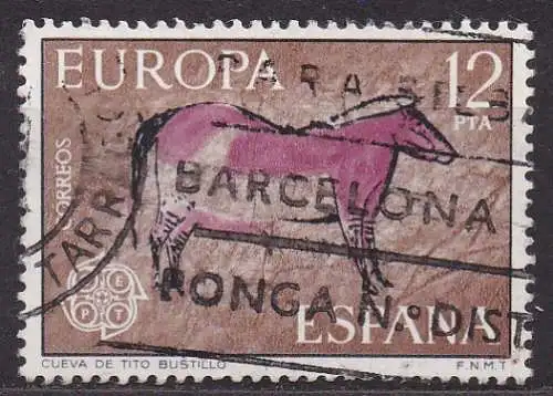 Spanien, Mi-Nr. 2152 gest., Europa CEPT 1975: Höhlenmalerei