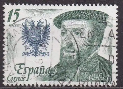 Spanien, Mi-Nr. 2444 gest., Spanische Könige: Karl I.