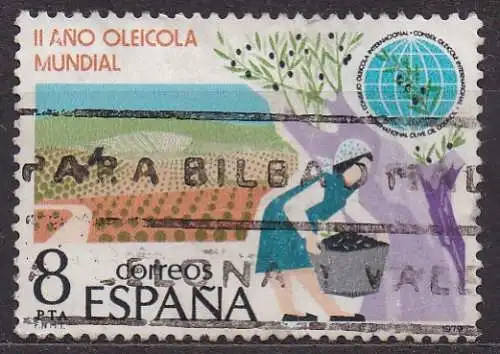 Spanien, Mi-Nr. 2449 gest., Internationales Jahr des Olivenanbaus
