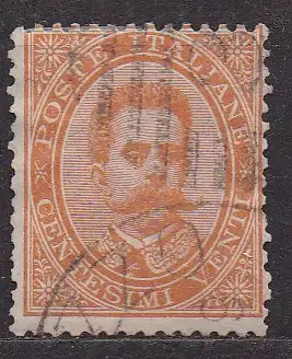 Italien, Mi-Nr. 39 gest., König Umberto I.