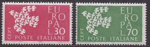 Italien, Mi-Nr. 1113 - 1114 **, kompl., Europa CEPT 1961