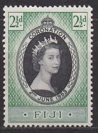 Fidschi - Inseln, Mi-Nr. 122 *, Krönung von Königin Elisabeth II.