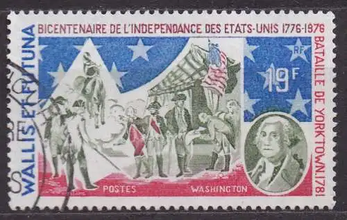 Wallis & Futuna, Mi-Nr. 275 gest. 200 Jahre Vereinigte Staaten