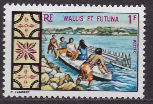 Wallis & Futuna, Mi-Nr. 220 **, Kanu