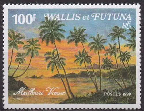 Wallis & Futuna, Mi-Nr. 588 **, Küstenlandschaft
