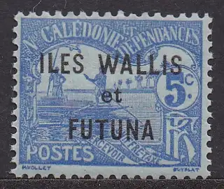 Wallis & Futuna, Portomarke Mi-Nr. 1 **, Kanu
