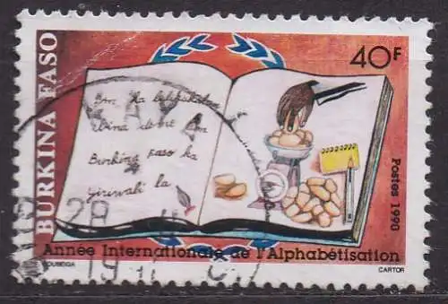 Burkina Faso, Mi-Nr. 1292 gest., Alphabetisierung