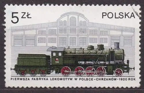 Polen, Mi-Nr. 2549 gest., Lokomotive