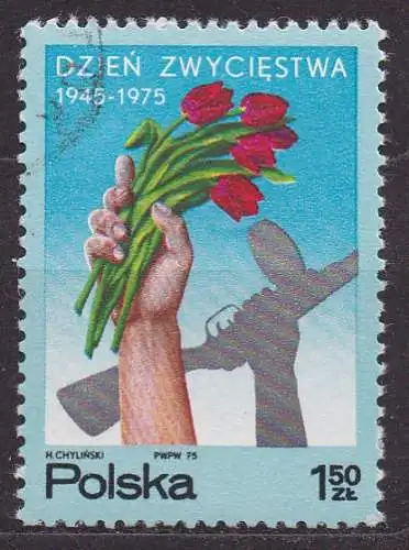 Polen, Mi-Nr. 2376 gest., 30. Jahrestag der Beendigung des 2. Weltkriegs