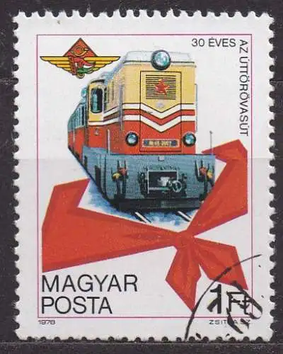 Ungarn, Mi-Nr. 3302 gest., 30 Jahre Pioniereisenbahn Budapest