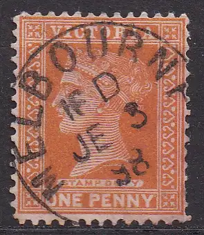 Australische Staaten - Victoria, Mi-Nr. 109  gest., Königin Viktoria