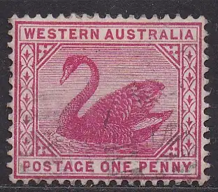 Australische Staaten - Westaustralien, Mi-Nr. 44 gest., Schwan