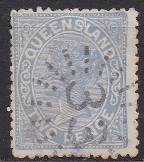 Australische Staaten - Queensland, Mi-Nr. 73 gest., Königin Viktoria