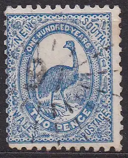 Australische Staaten - Neusüdwales, Mi-Nr. 64 gest., Emu