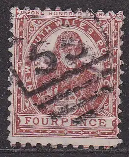 Australische Staaten - Neusüdwales, Mi-Nr. 65 gest., James Cook