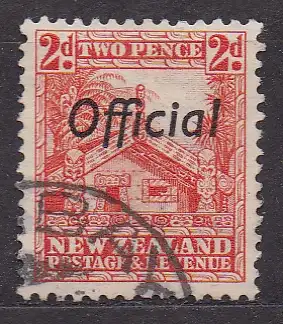 Neuseeland, Dienstmarke Mi-Nr. 43 A gest., Landschaft