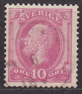 Schweden, Mi-Nr. 28 gest., König Oskar II.