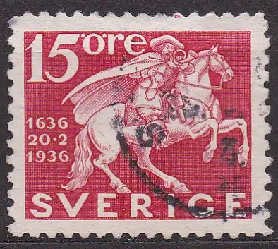 Schweden, Mi-Nr. 229 B gest., 300 Jahre Schwedische Post