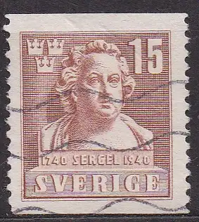 Schweden, Mi-Nr. 279 A gest., 200. Geburtstag von Johan Tobias Sergel