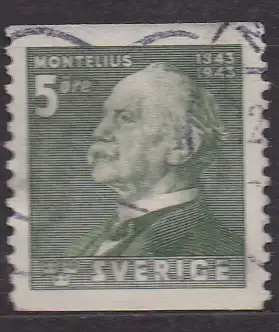 Schweden, Mi-Nr. 302 A gest., 100. Geburtstag von Oscar Montelius