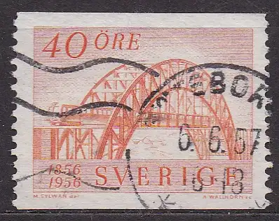 Schweden, Mi-Nr. 420 A gest., 100 Jahre schwedische Eisenbahn