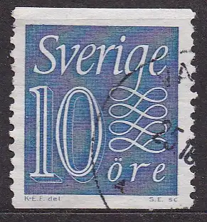 Schweden, Mi-Nr. 430 A gest., Ziffernzeichnung