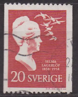 Schweden, Mi-Nr. 443 C gest., 100. Geburtstag von Selma Lagerlöf