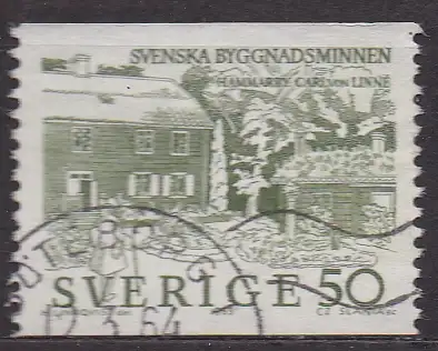 Schweden, Mi-Nr. 512 A gest., Historische Bauwerke: Landsitz Hammerby