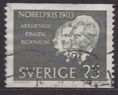 Schweden, Mi-Nr. 513 A gest., Nobelpreisträger des Jahres 1903