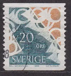 Schweden, Mi-Nr. 533 x gest., Posthörner